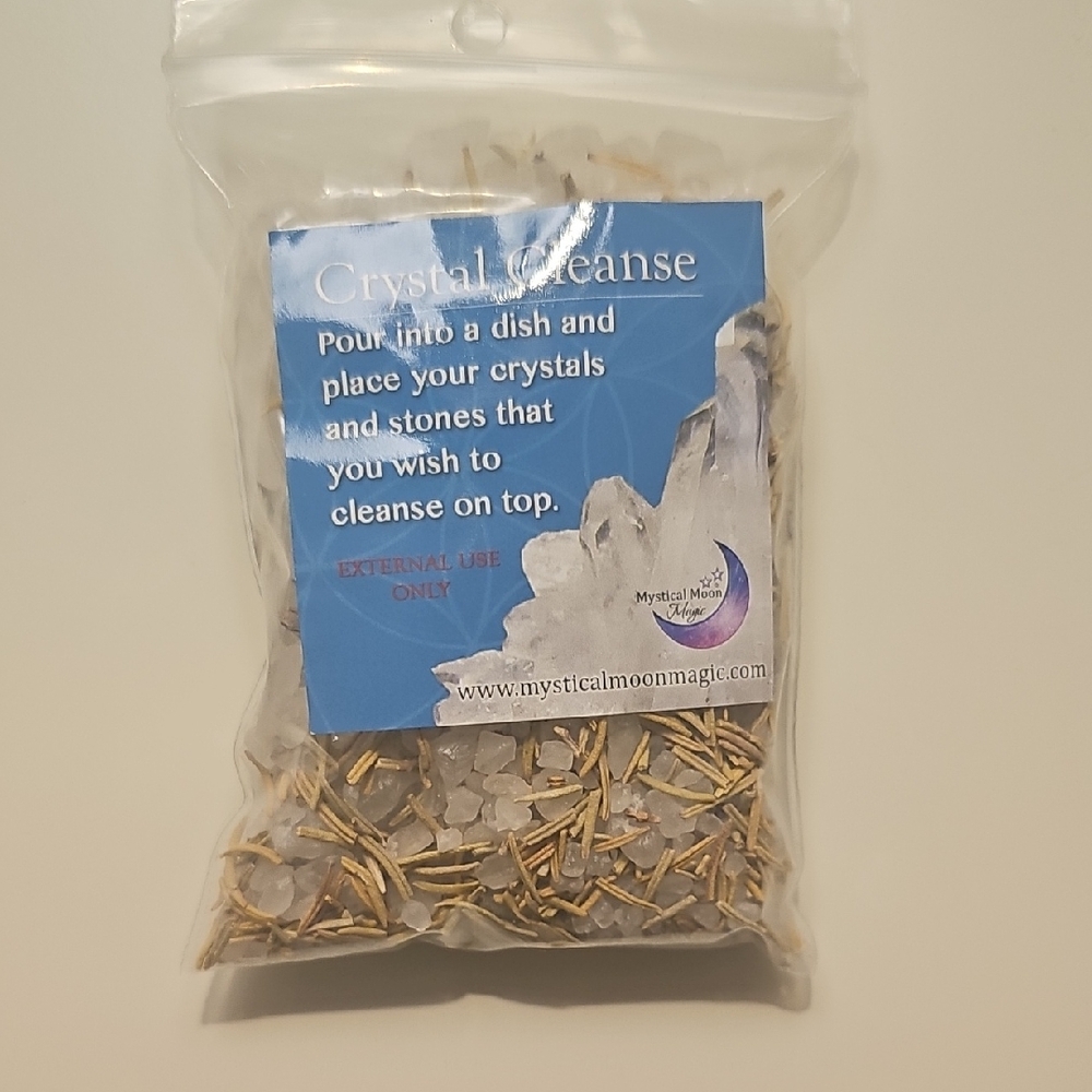 Crystal Cleanse Kit - Gold and White